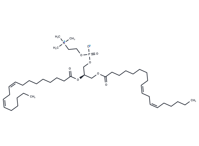 L-Dilinoleoyllecithin Chemical Structure