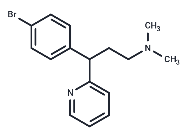 Brompheniramine Chemical Structure