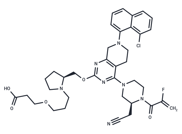 MRTX849 ethoxypropanoic acid Chemical Structure