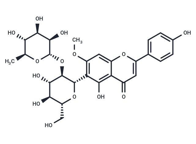 2''-O-Rhamnosylswertisin Chemical Structure