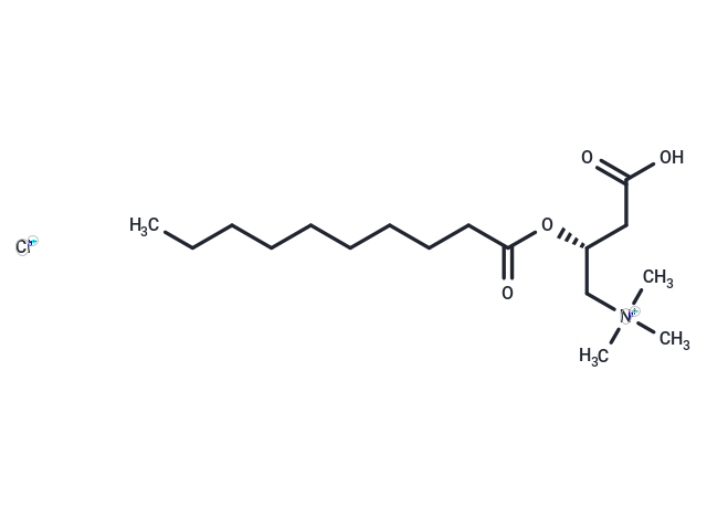 Decanoyl-L-carnitine (chloride) Chemical Structure