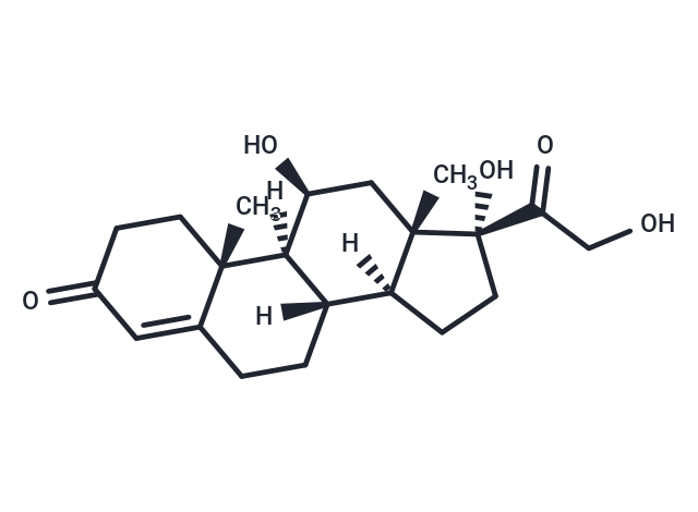 Hydrocortisone Chemical Structure