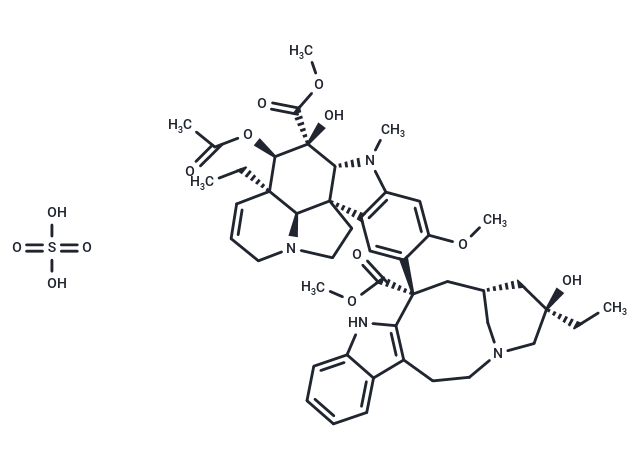 Vinrosidine sulfate Chemical Structure
