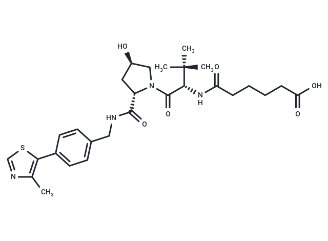 VH 032 amide-alkylC4-acid Chemical Structure