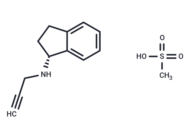 TargetMol Chemical Structure Rasagiline Mesylate