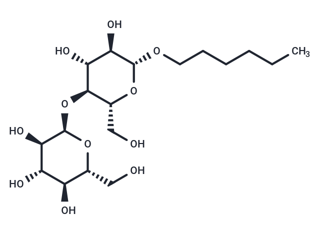 n-Hexyl-β-D-Maltopyranoside Chemical Structure
