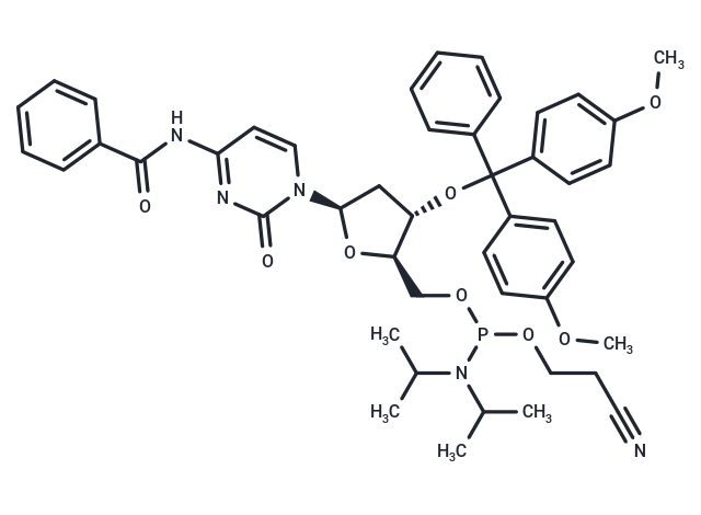 N4-Bz-3’-O-DMTr-2’-deoxycytidine   5’-O-CE-phosphoramidite Chemical Structure