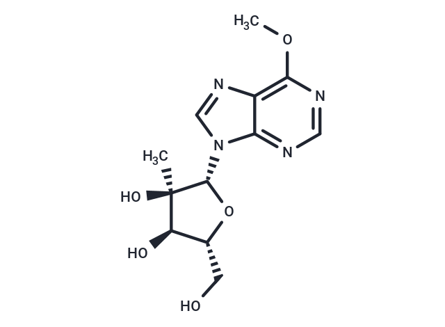 2′-C-Methyl-6-O-methylinosine Chemical Structure