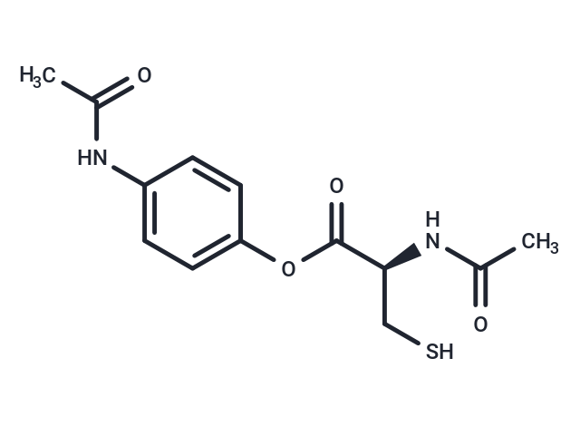 Paracetamol mercapturate Chemical Structure