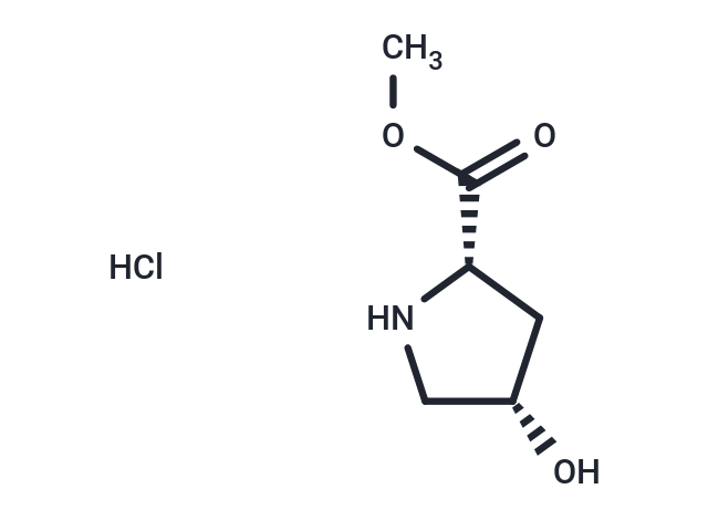 Methyl cis-4-Hydroxy-L-proline Hydrochloride Chemical Structure