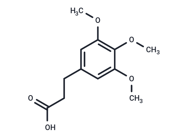 3-(3,4,5-Trimethoxyphenyl)propanoic acid Chemical Structure