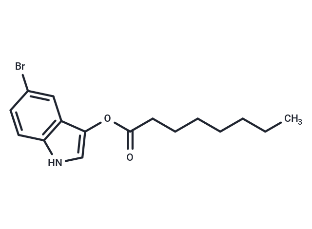 5-Bromo-1H-indol-3-yl octanoate Chemical Structure