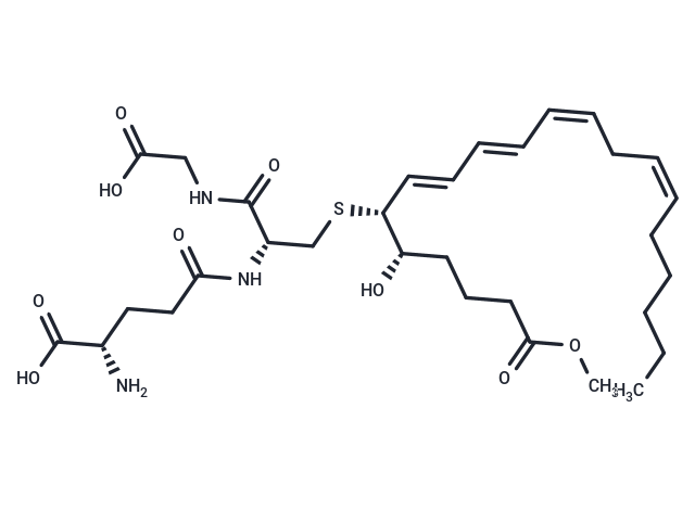 Leukotriene C4 methyl ester Chemical Structure
