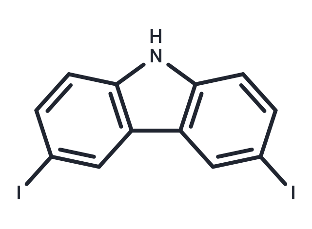 9H-Carbazole, 3,6-diiodo- Chemical Structure