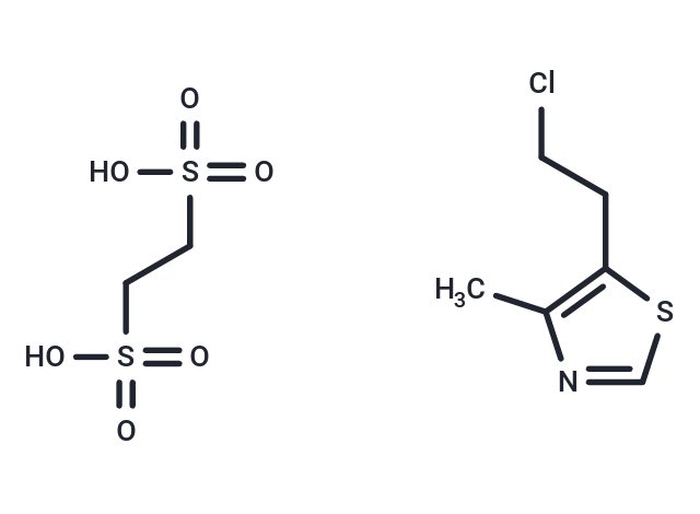 Chlormethiazole edisylate Chemical Structure
