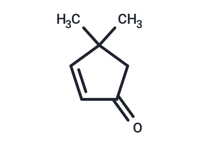 4,4-Dimethyl-2-cyclopenten-1-one Chemical Structure