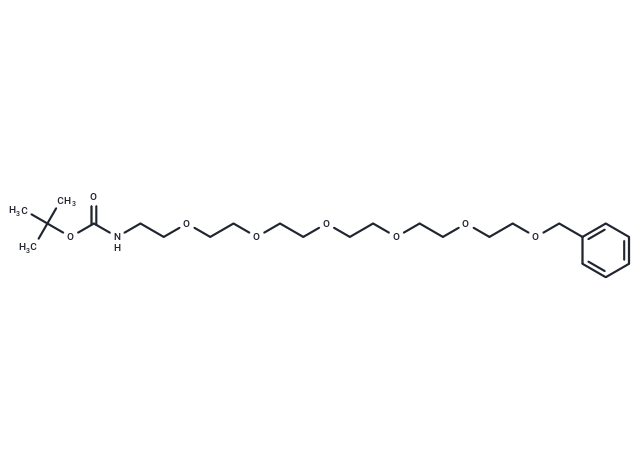 Benzyl-PEG6-NHBoc Chemical Structure