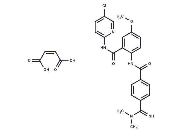 Betrixaban maleate Chemical Structure