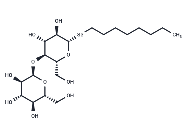 Octyl-β-D-Selenomaltoside Chemical Structure
