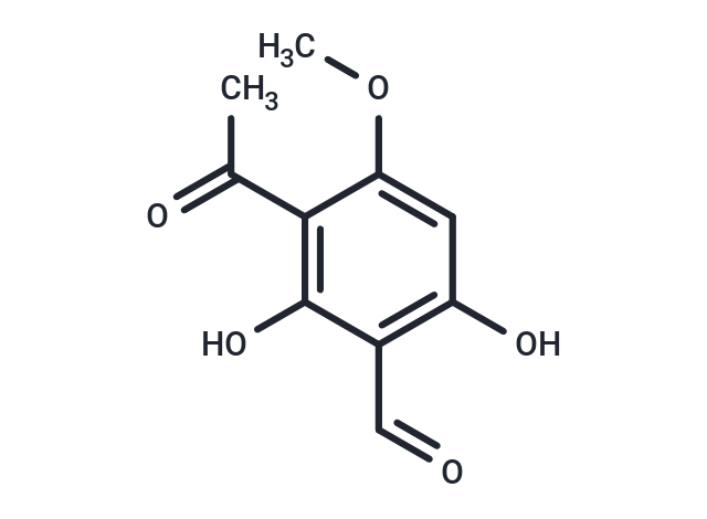 2,4-Dihydroxy-6-methoxy-3-formylacetophenone Chemical Structure