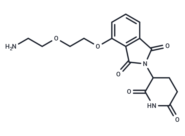 Thalidomide-PEG2-NH2 Chemical Structure