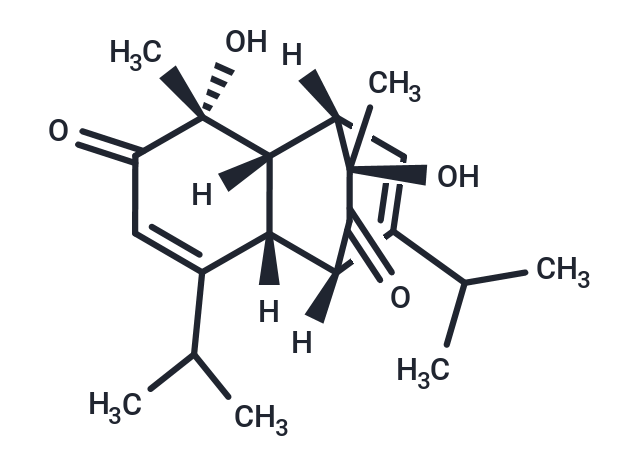 3,10-Dihydroxy-5,11-dielmenthadiene-4,9-dione Chemical Structure