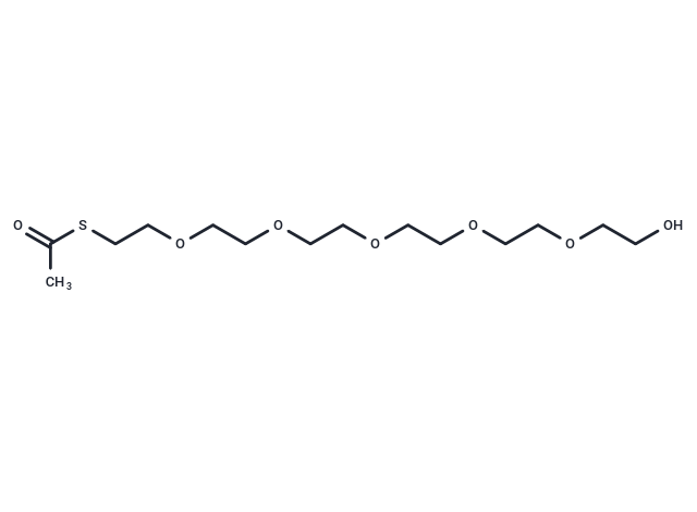 S-acetyl-PEG6 Chemical Structure