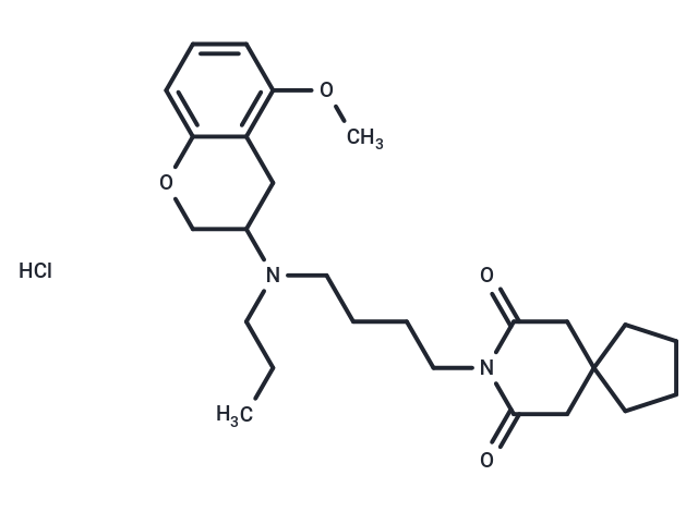 Alnespirone hydrochloride Chemical Structure