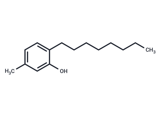 m-Cresol, 6-octyl- Chemical Structure