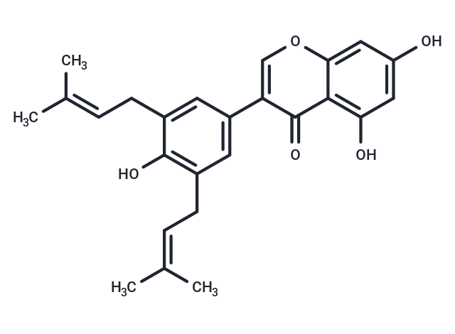 3',5'-Diprenylgenistein Chemical Structure