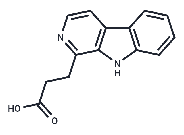 Beta-Carboline-1-propanoic acid Chemical Structure