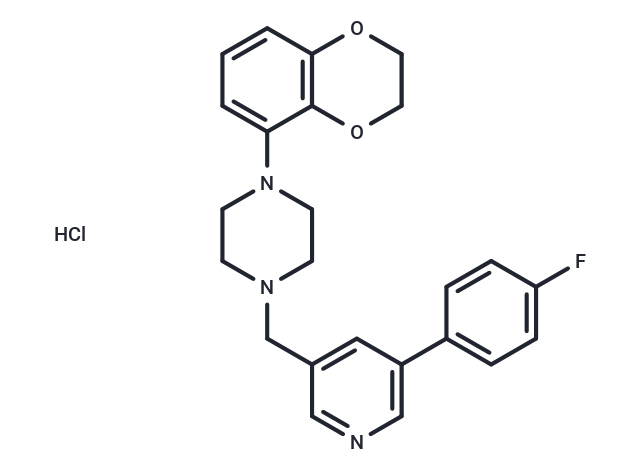 Adoprazine hydrochloride Chemical Structure