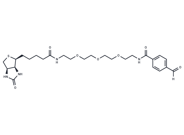 Biotin-PEG3-aldehyde Chemical Structure