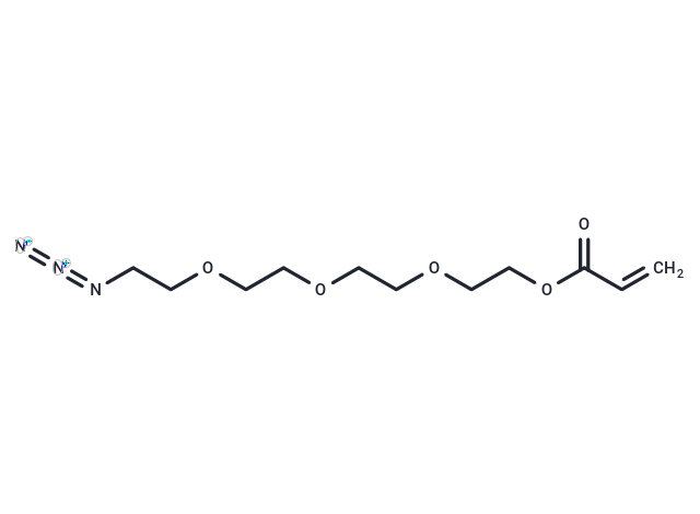 Azido-PEG4-acrylate Chemical Structure