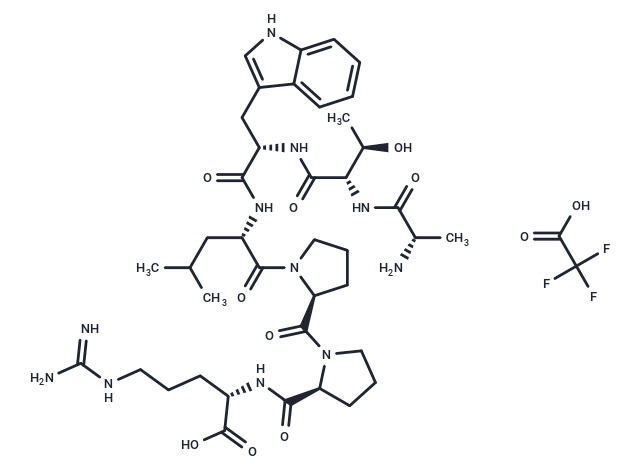 ATWLPPR Peptide TFA Chemical Structure