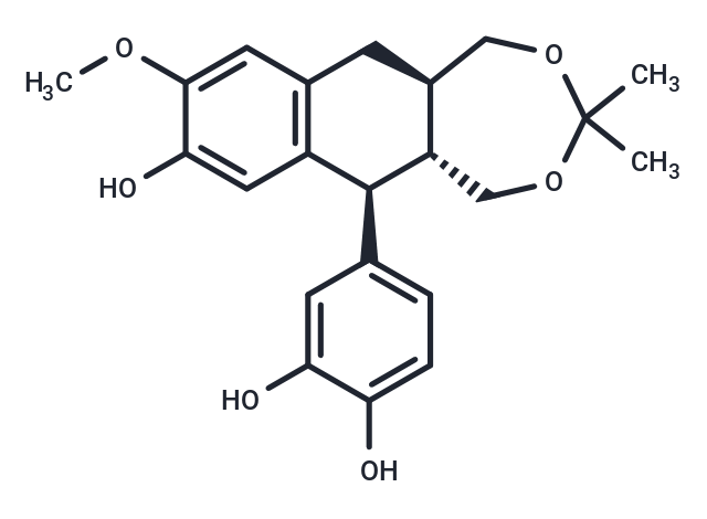 Isotaxiresinol 9,9'-acetonide Chemical Structure