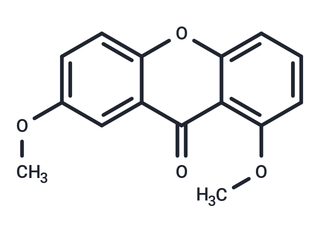 1,7-Dimethoxyxanthone Chemical Structure