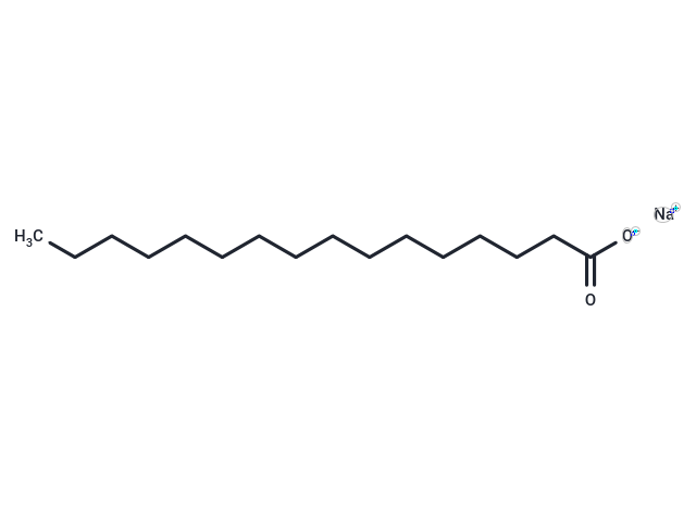 Palmitic acid sodium Chemical Structure
