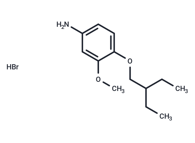 m-Anisidine, 4-(2-ethylbutoxy)-, hydrobromide Chemical Structure