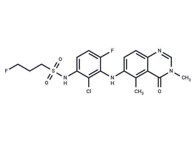 Tinlorafenib Chemical Structure