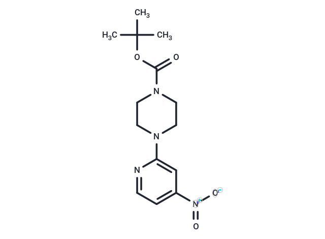 tert-Butyl 4-(4-nitropyridin-2-yl)piperazine-1-carboxylate Chemical Structure