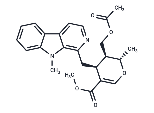 Alstonidine acetate Chemical Structure