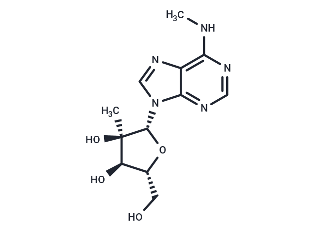 N6-Methyl-2’-C-methyladenosine Chemical Structure