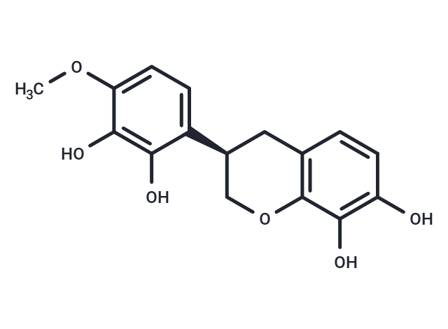 3',8-Dihydroxyvestitol Chemical Structure