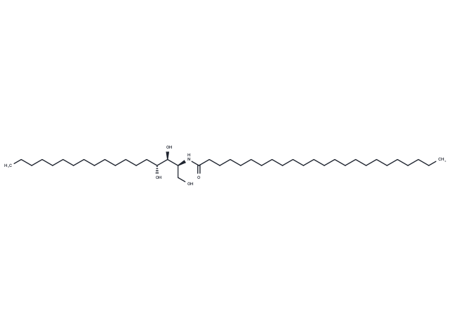 C24 Phytosphingosine (t18:0/24:0) Chemical Structure