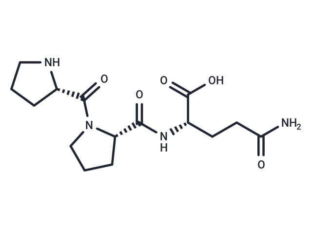 H-Pro-Pro-Gln-OH Chemical Structure