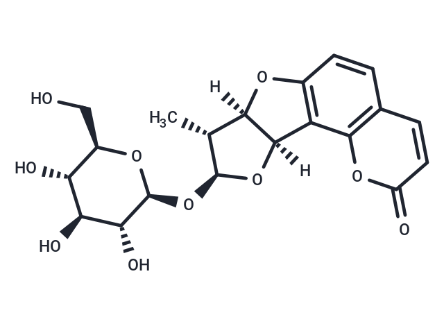 Peucedanoside A Chemical Structure