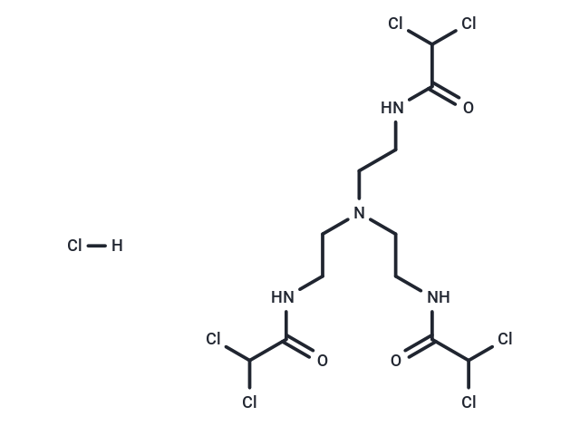 N-(2-{bis[2-(2,2-dichloroacetamido)ethyl]amino}ethyl)-2,2-dichloroacetamide hydrochloride Chemical Structure