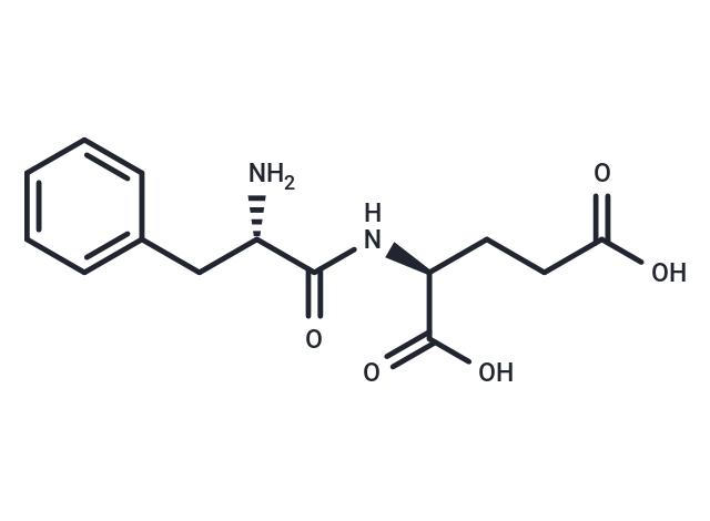 Phenylalanylglutamate Chemical Structure