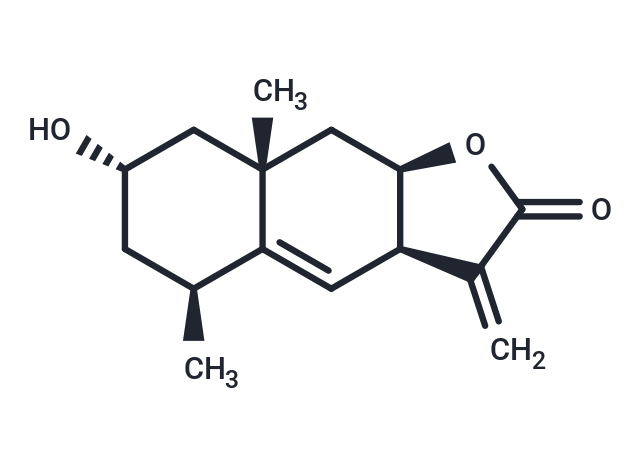 2-Hydroxyalantolactone Chemical Structure